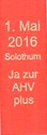 1. Mai 2016, Solothurn. Ja zur AHVplus.