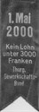 1. Mai 2000, Kein Lohn unter 300 Franken. Thurg. Gewerkschaftsbund