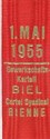 1. Mai 1955. Gewerkschaftskartell Biel, Cartel Syndical Bienne.