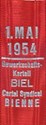 1. Mai 1954. Gewerkschafts-Kartell Biel, Cartel Syndical Bienne